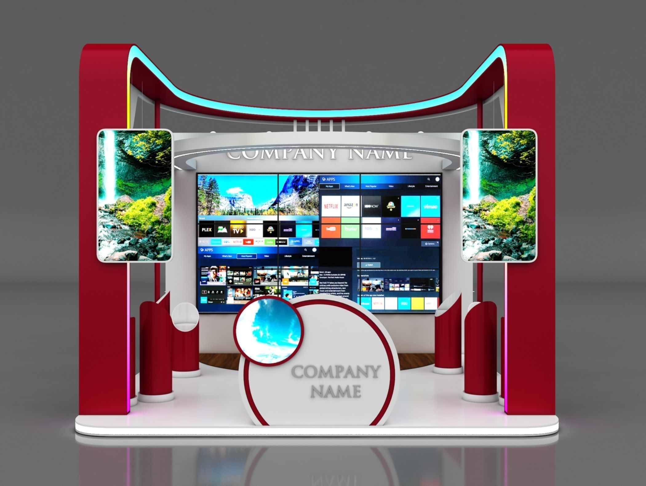 Custom exhibition stand in Dubai